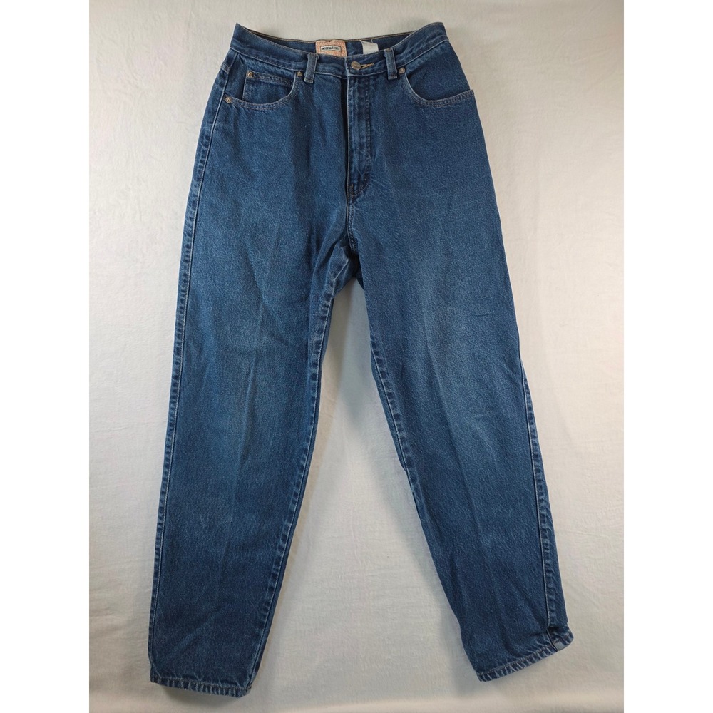 Sasson Jeans Modern Basics High Rise Mom Tapered 26 Blue Vintage 90s Grunge